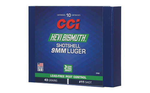 Ammunition CCI Ammunition Hevi Bismuth 9mm CCI 9MM BISMUTH SHOTSHELL 10/200 • Model: Hevi-Bismuth